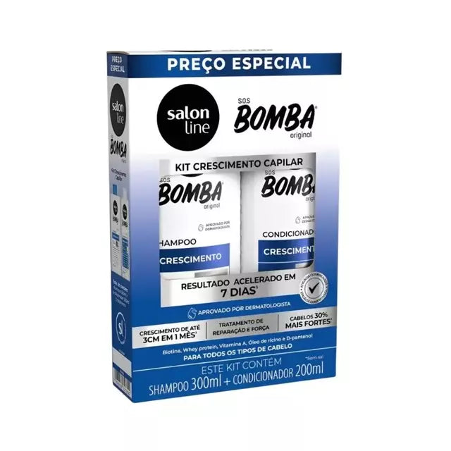 Salon Line Bomba Original - Kit Crescimento Capilar