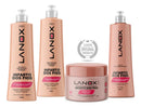Kit Lanox Infarto dos Fios - Shampoo, Condicionador, Máscaras e Reparador para Restauração Intensiva dos Cabelos