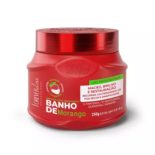 Máscara Forever Liss Banho de Morango 250g