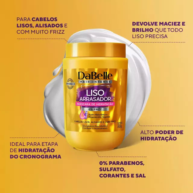 DaBelle Máscara 800g - Liso Arrasador