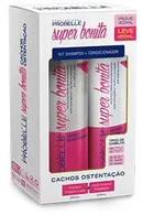 Kit Shampoo e Condicionador Probelle Cachos Ostentação 200ml