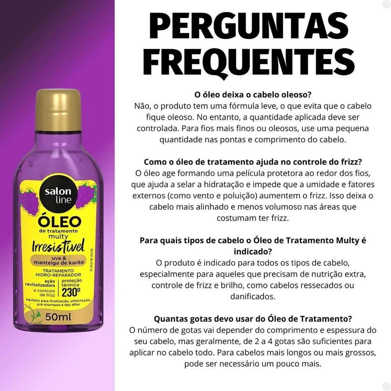 Salon Line Óleo de Tratamento Multy Irresistível