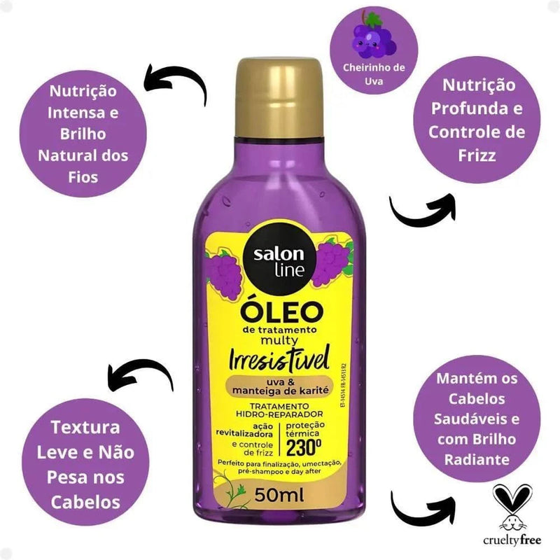 Salon Line Óleo de Tratamento Multy Irresistível