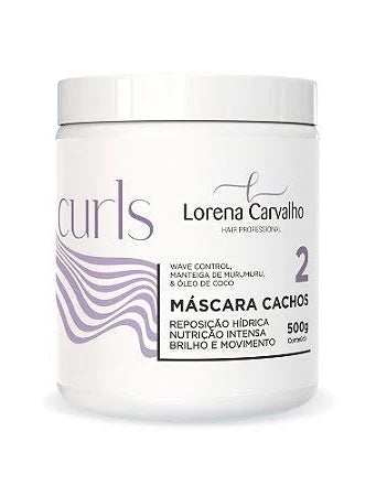 Máscara Cachos Lorena Carvalho Curls 500g